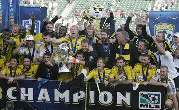 Columbus Crew won their maiden MLS Cup in 2008. 