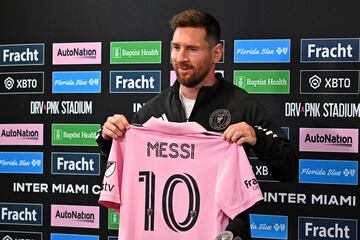  Inter Miami's Argentine forward Lionel Messi